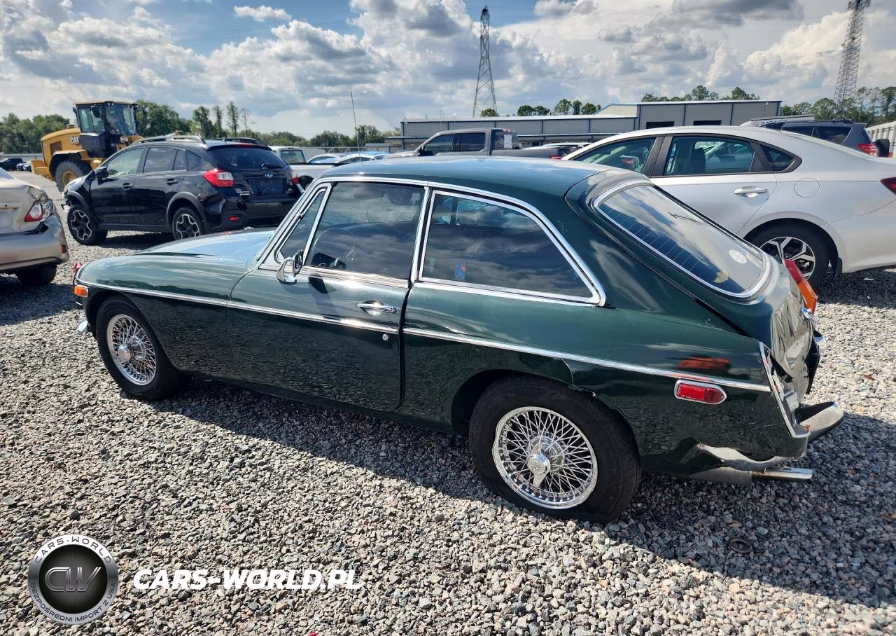 1973 Mg Mgb VIN:GHD5UD305603G - 2