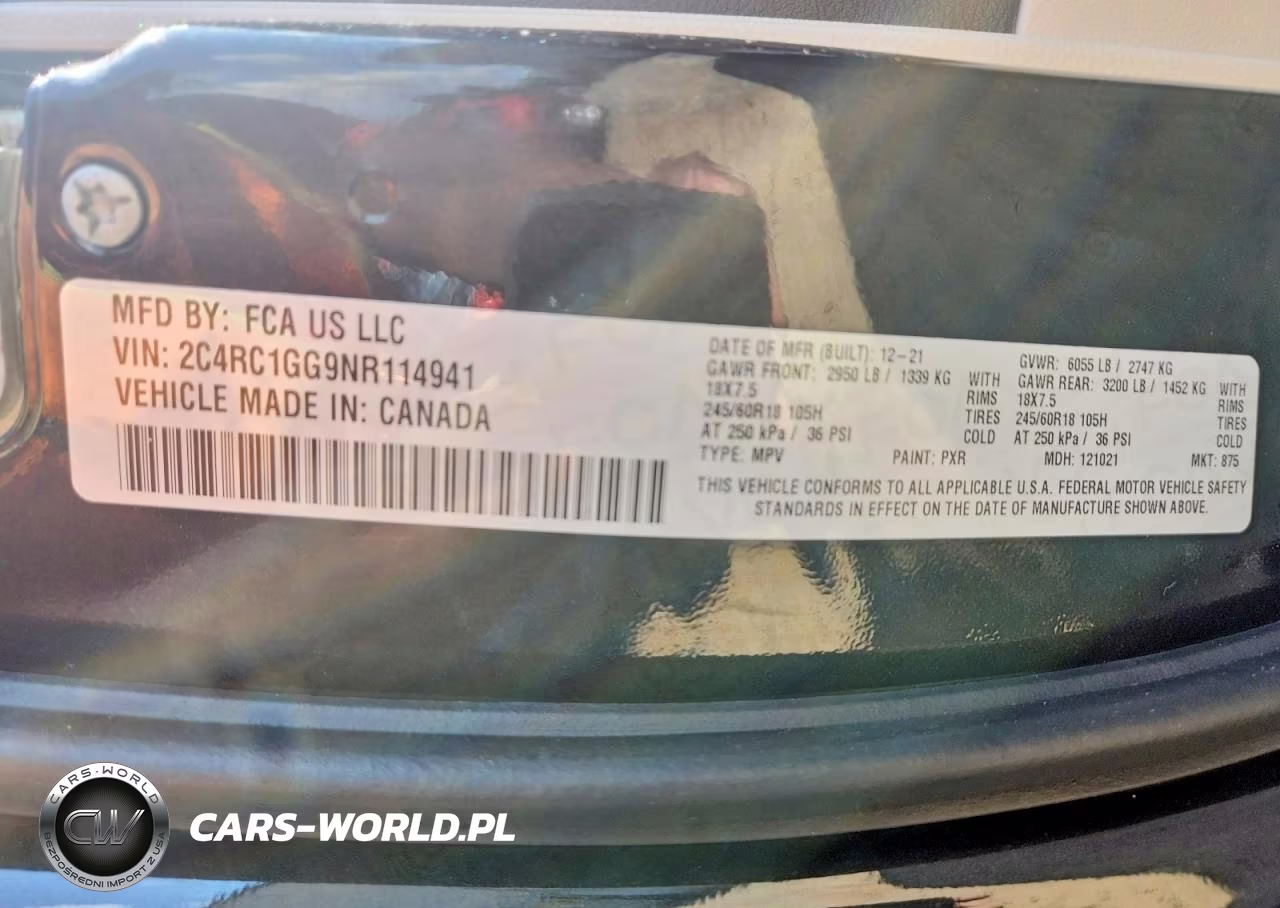 2022 Chrysler Pacifica Limited VIN:2C4RC1GG9NR114941 - 13