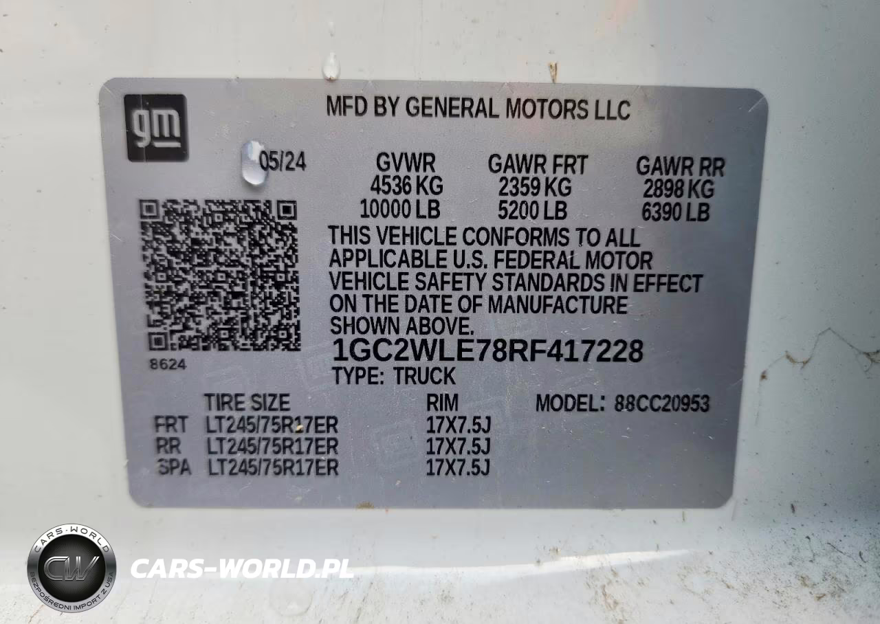 2024 Chevrolet Silverado C2500 Heavy Duty VIN:1GC2WLE78RF417228 - 12