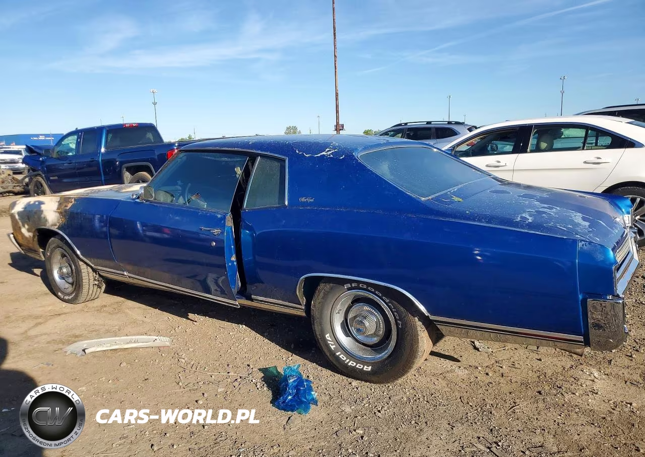 1972 Chevrolet Montecarlo VIN:1H57J2K555013 - 2