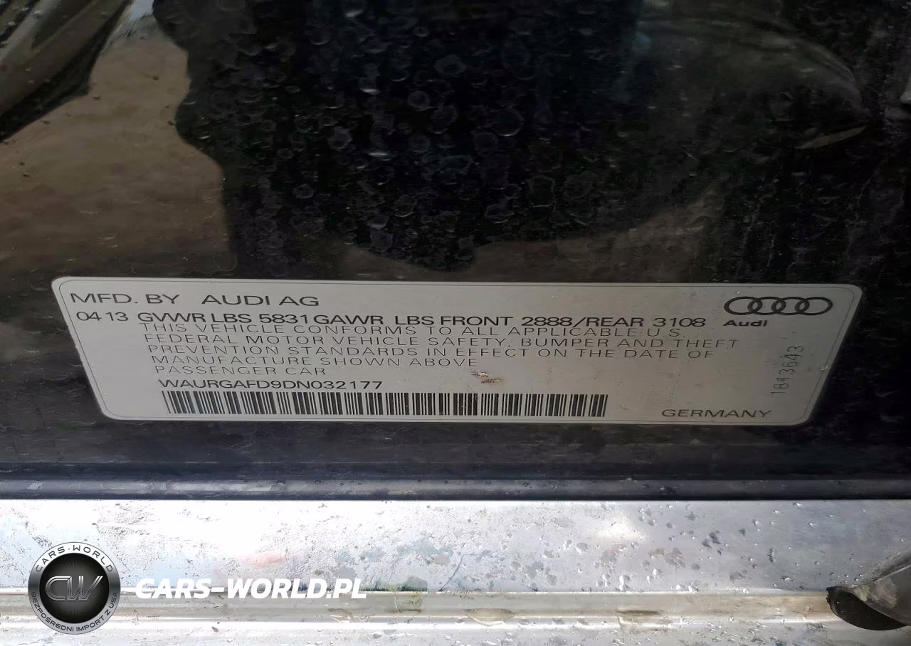2013 Audi A8 L Quattro VIN:WAURGAFD9DN032177 - 12