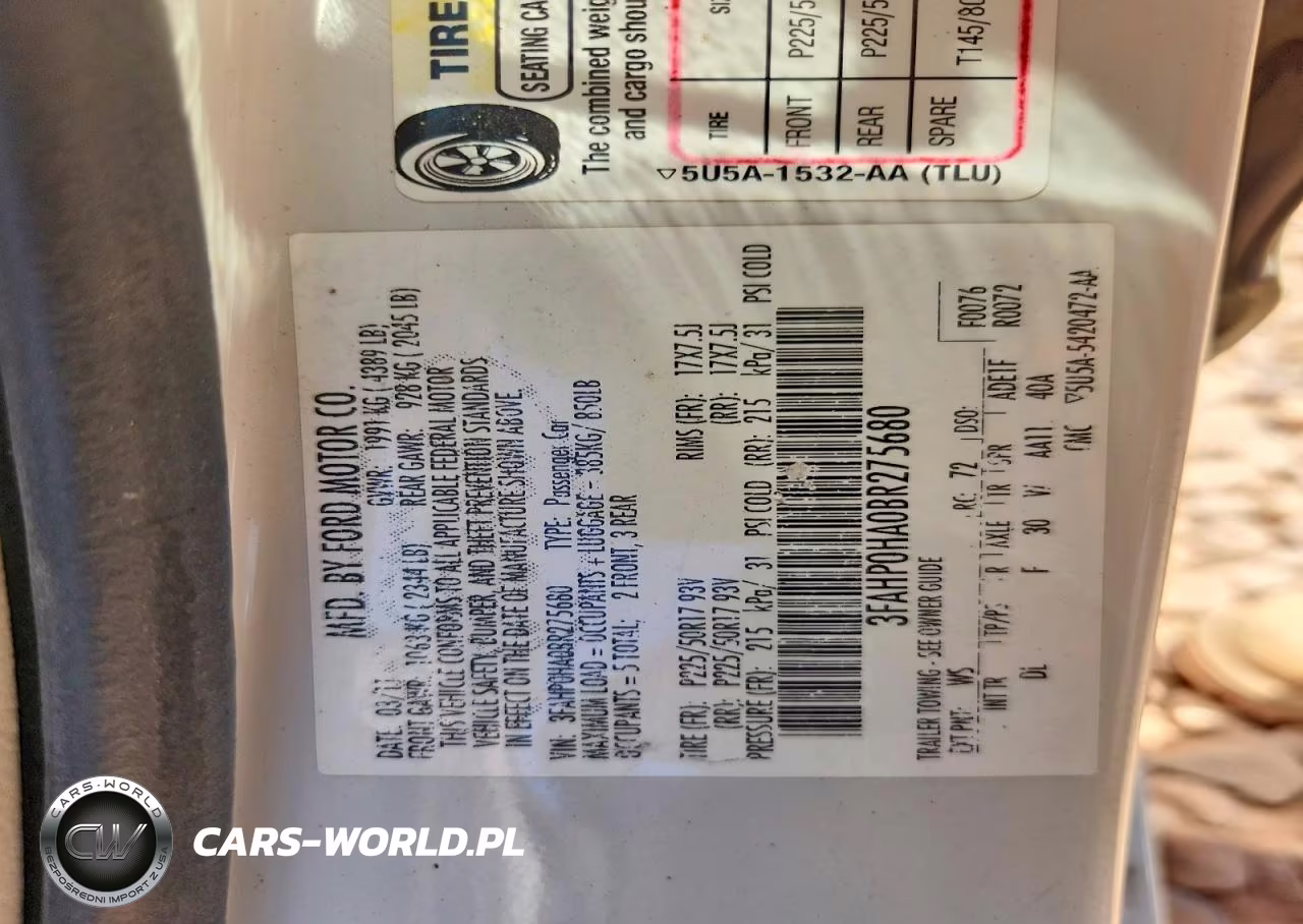 2011 Ford Fusion Se VIN:3FAHP0HA0BR275680 - 13