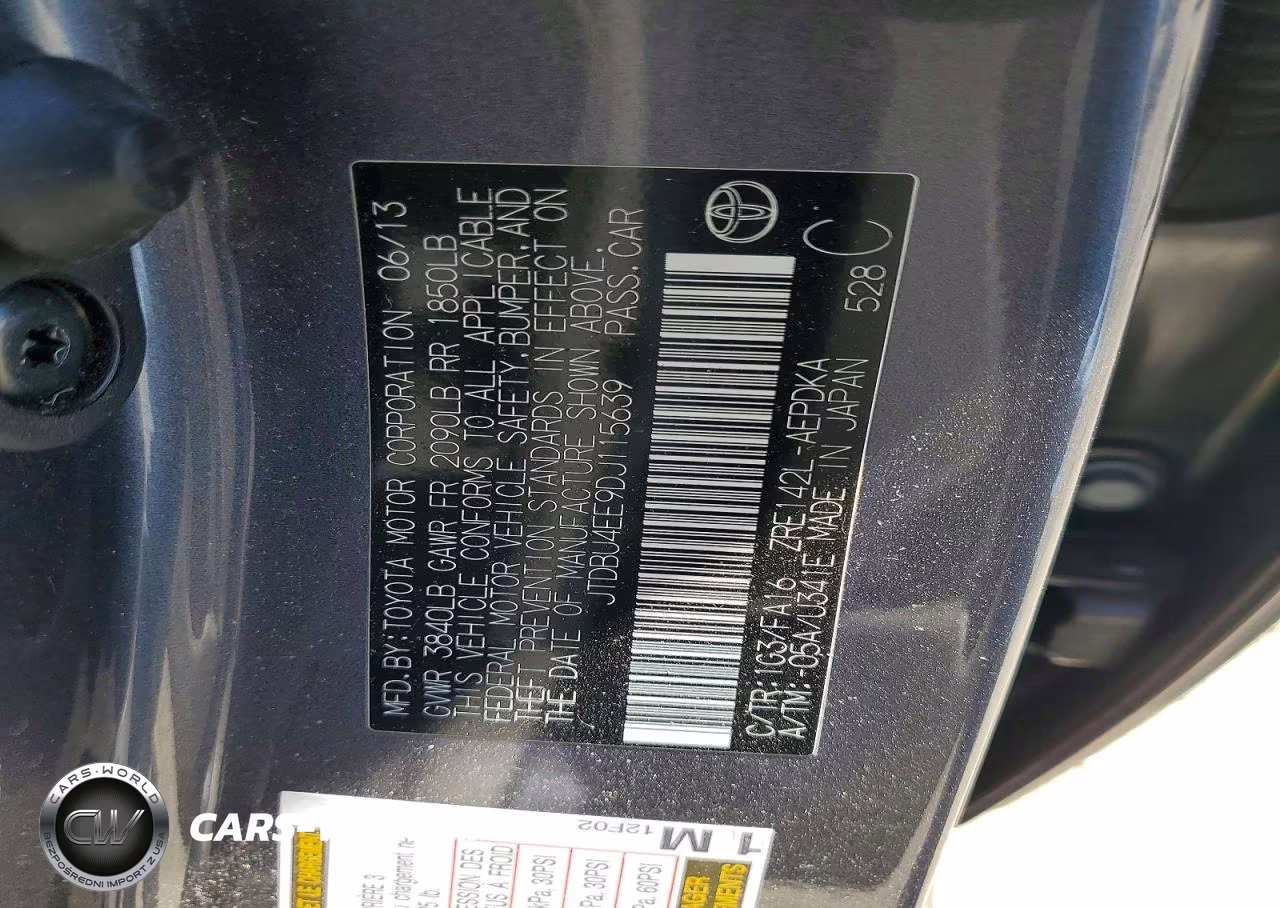 2013 Toyota Corolla L VIN:JTDBU4EE9DJ115639 - 13