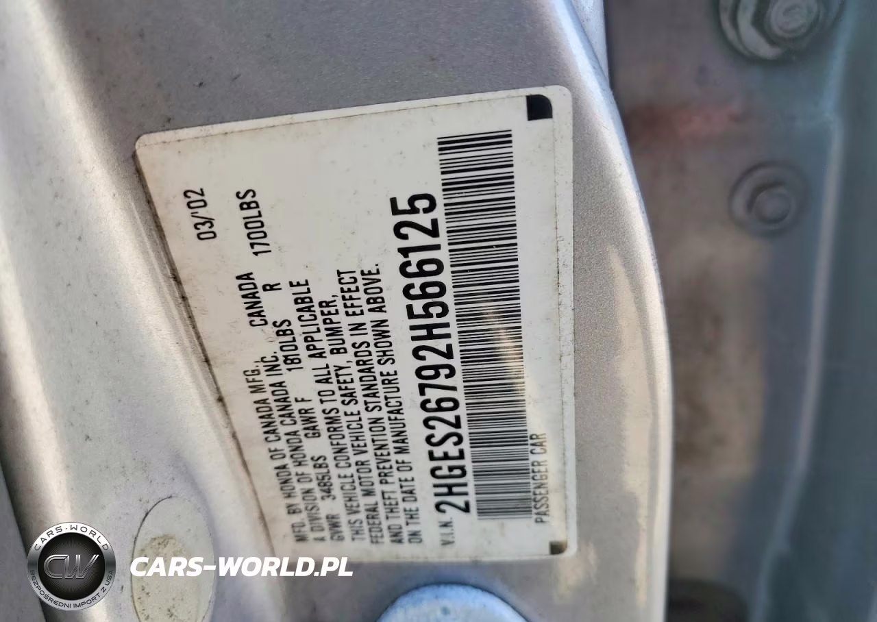 2002 Honda Civic Ex VIN:2HGES26792H566125 - 12