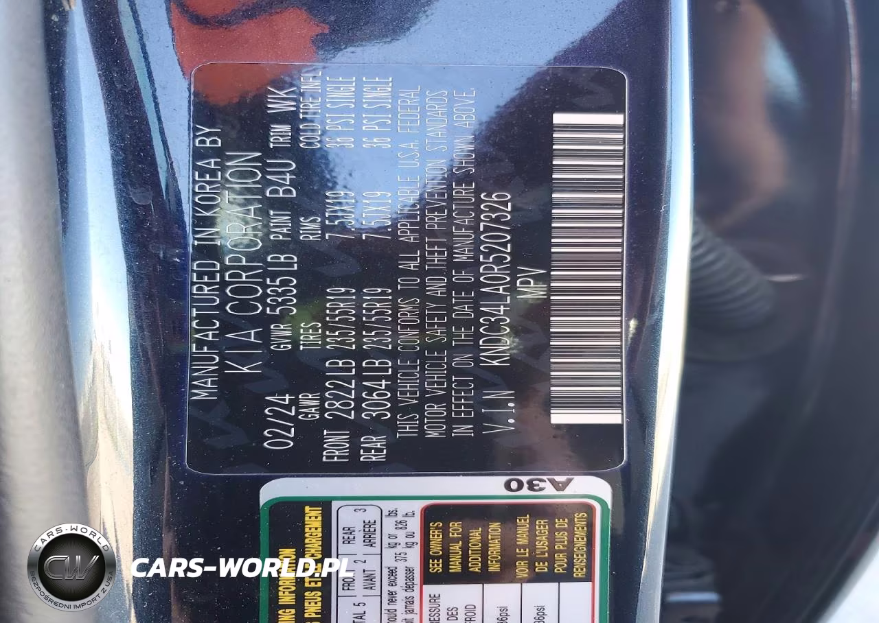 2024 Kia Ev6 Wind VIN:KNDC34LA0R5207326 - 13