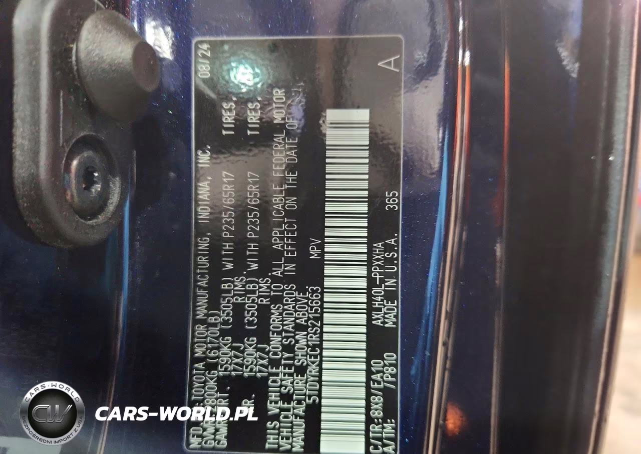 2024 Toyota Sienna Xle VIN:5TDYRKEC1RS215663 - 14