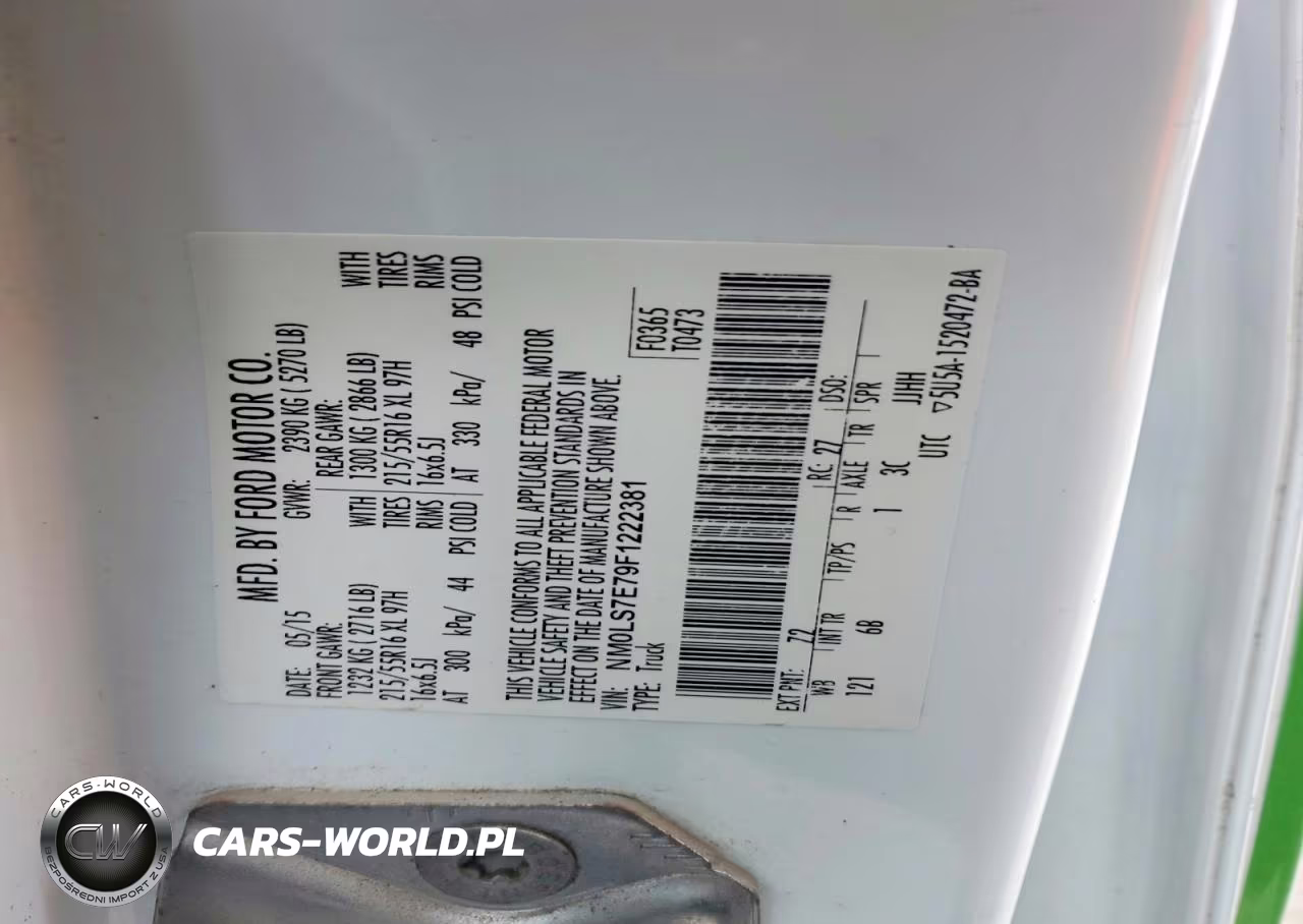 2015 Ford Transit Connect Xl Delivery Van VIN:NM0LS7E79F1222381 - 13