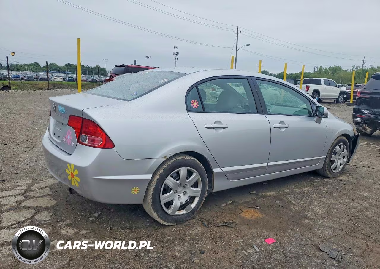 2008 Honda Civic Lx VIN:2HGFA16538H343619 - 3