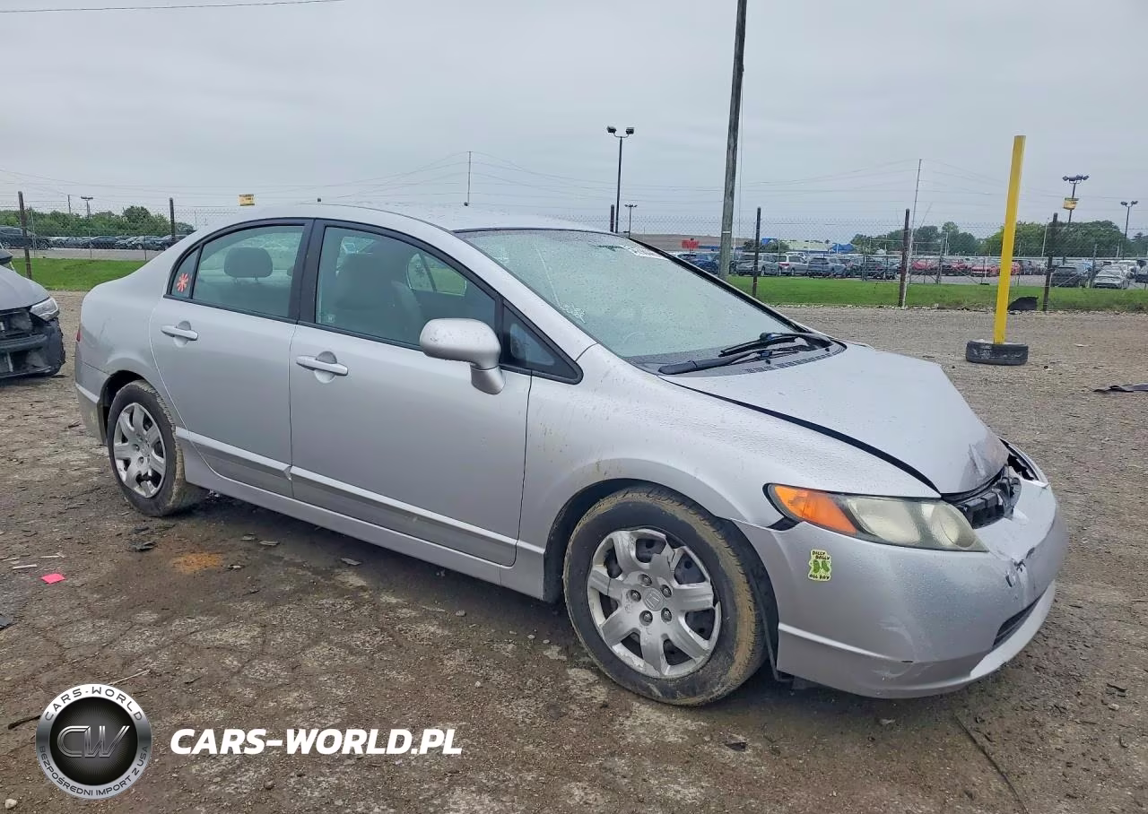 2008 Honda Civic Lx VIN:2HGFA16538H343619 - 4