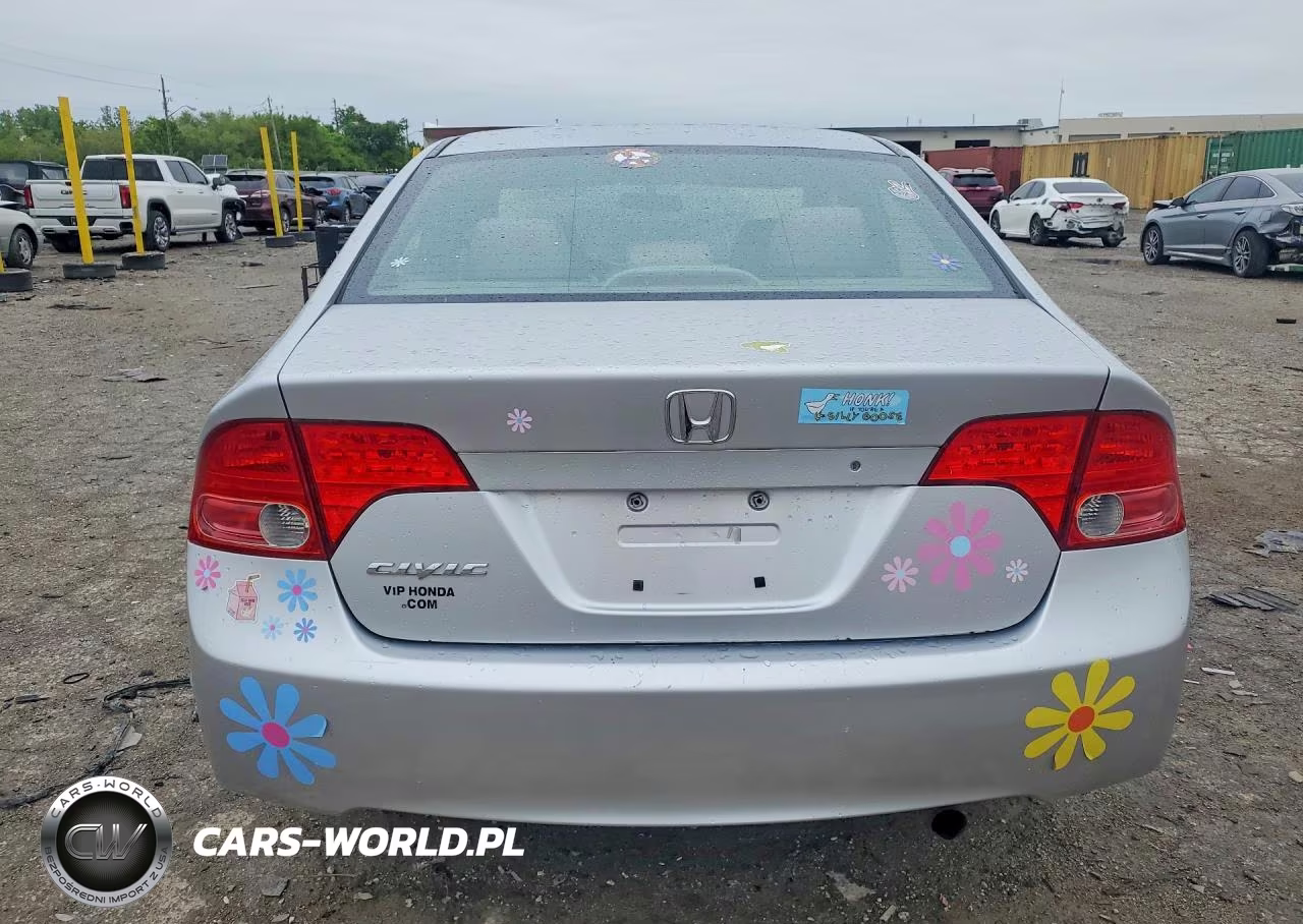 2008 Honda Civic Lx VIN:2HGFA16538H343619 - 6