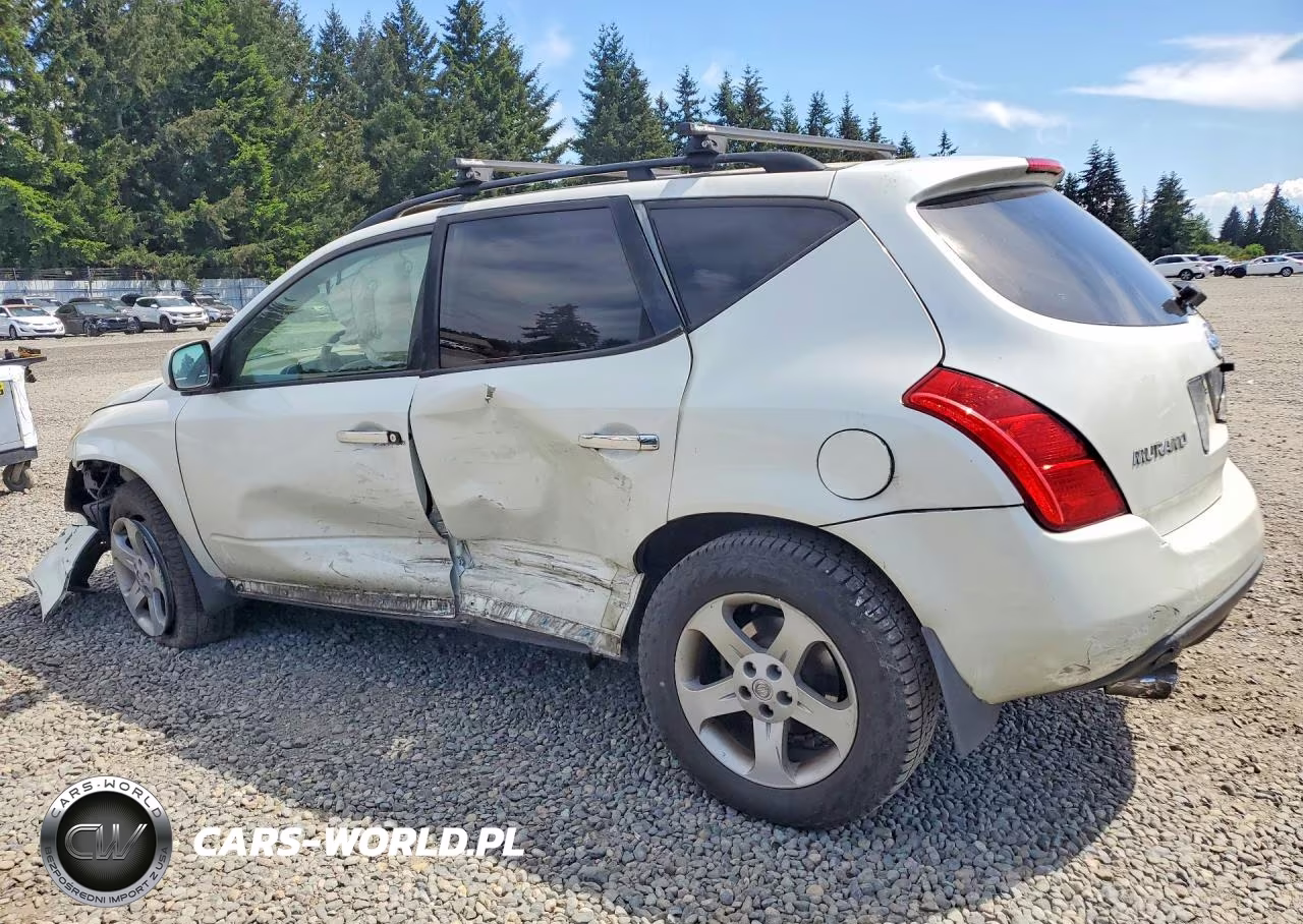 2003 Nissan Murano Sl VIN:JN8AZ08W53W224597 - 2