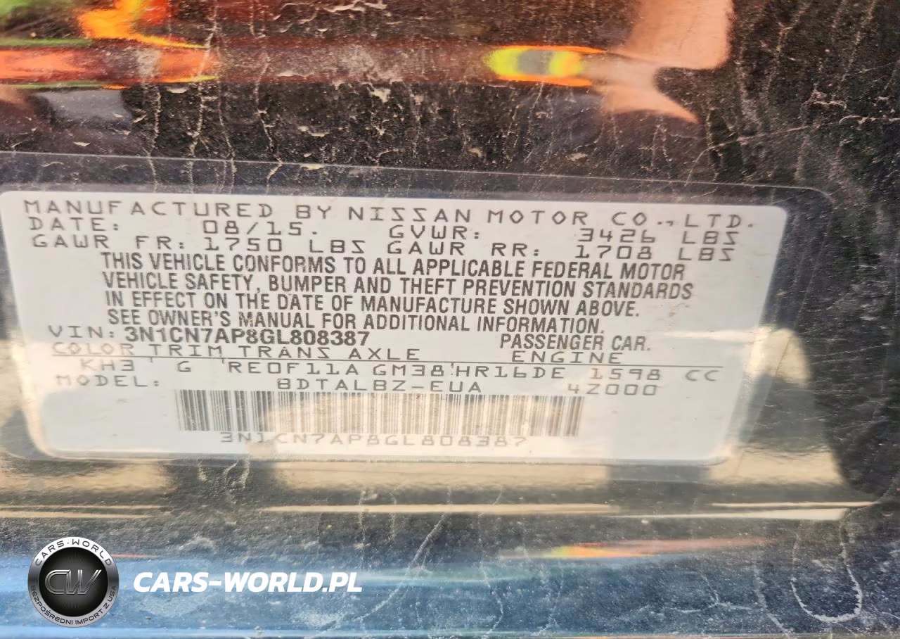 2018 Nissan Versa 1.6 S-+-Sv-Sl 1.6 Sv VIN:3N1CN7AP8GL808387 - 12