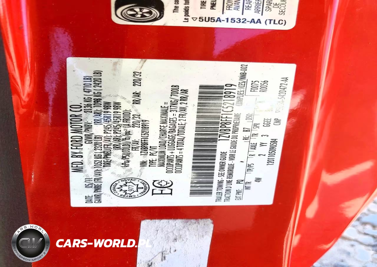 2012 Ford Mustang Gt VIN:1ZVBP8FF1C5218919 - 12