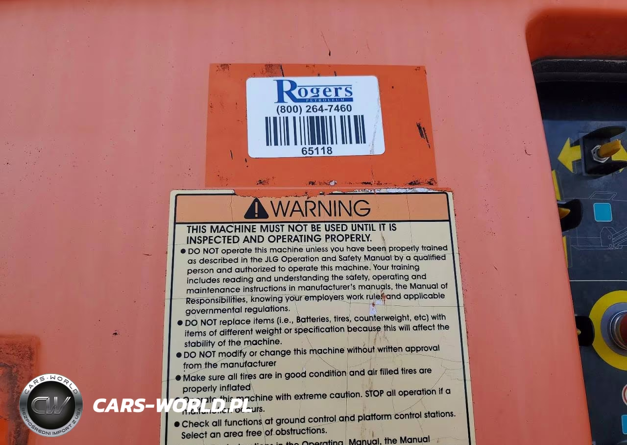 2008 Jlg Boom Lift VIN:0300127969 - 10