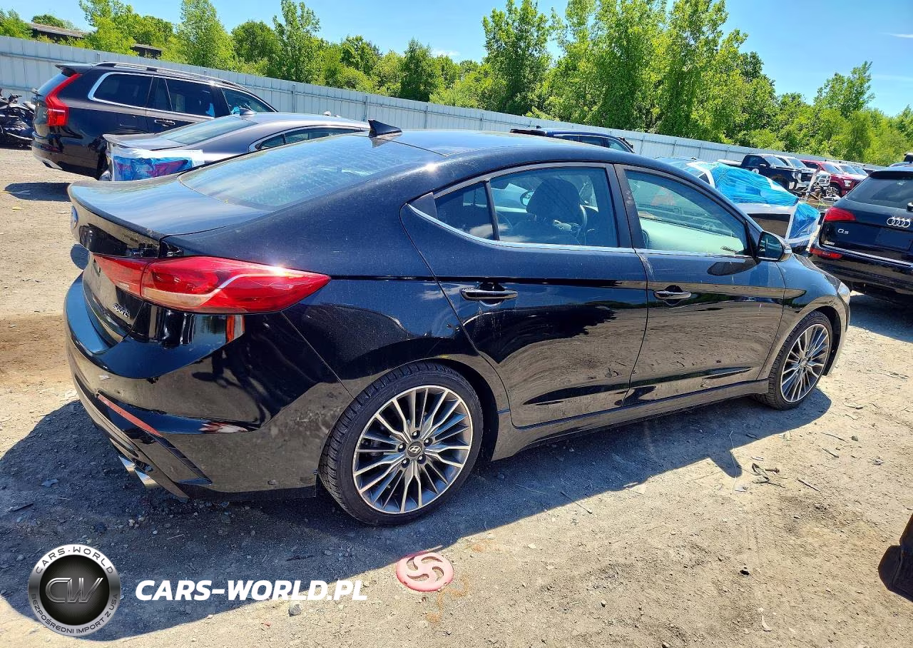 2017 Hyundai Elantra Sport VIN:KMHD04LB9HU343492 - 3