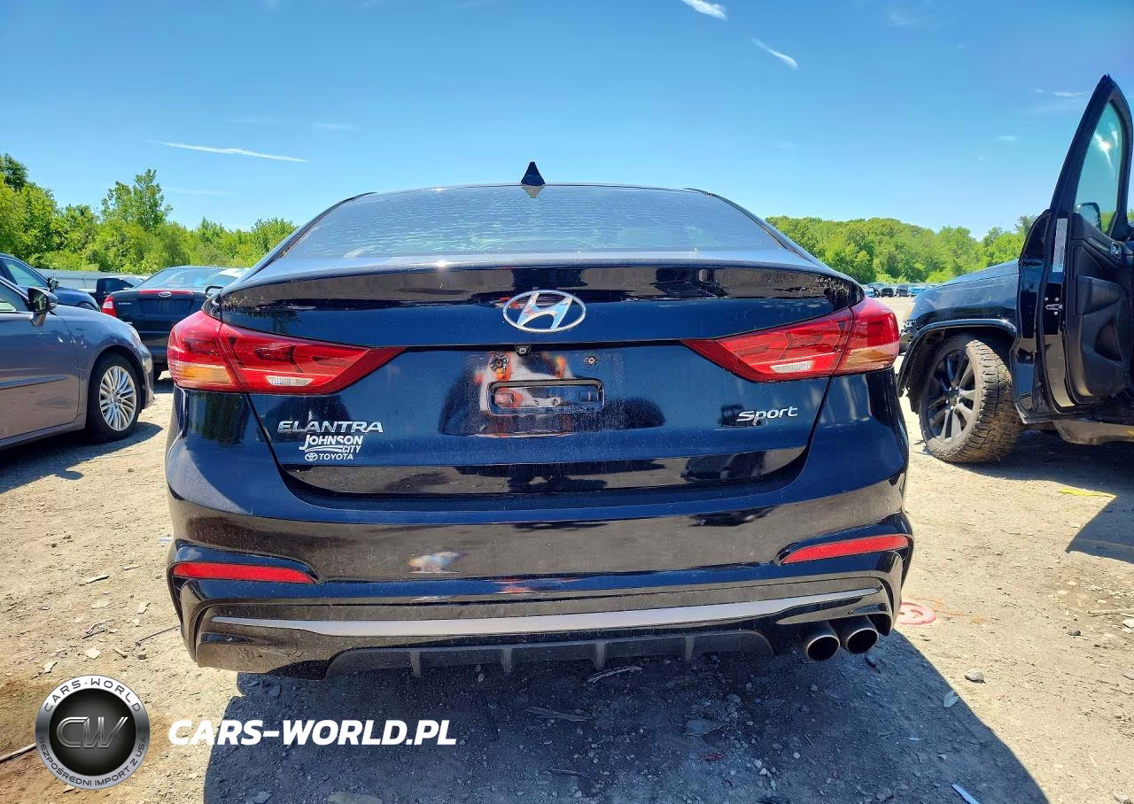 2017 Hyundai Elantra Sport VIN:KMHD04LB9HU343492 - 6