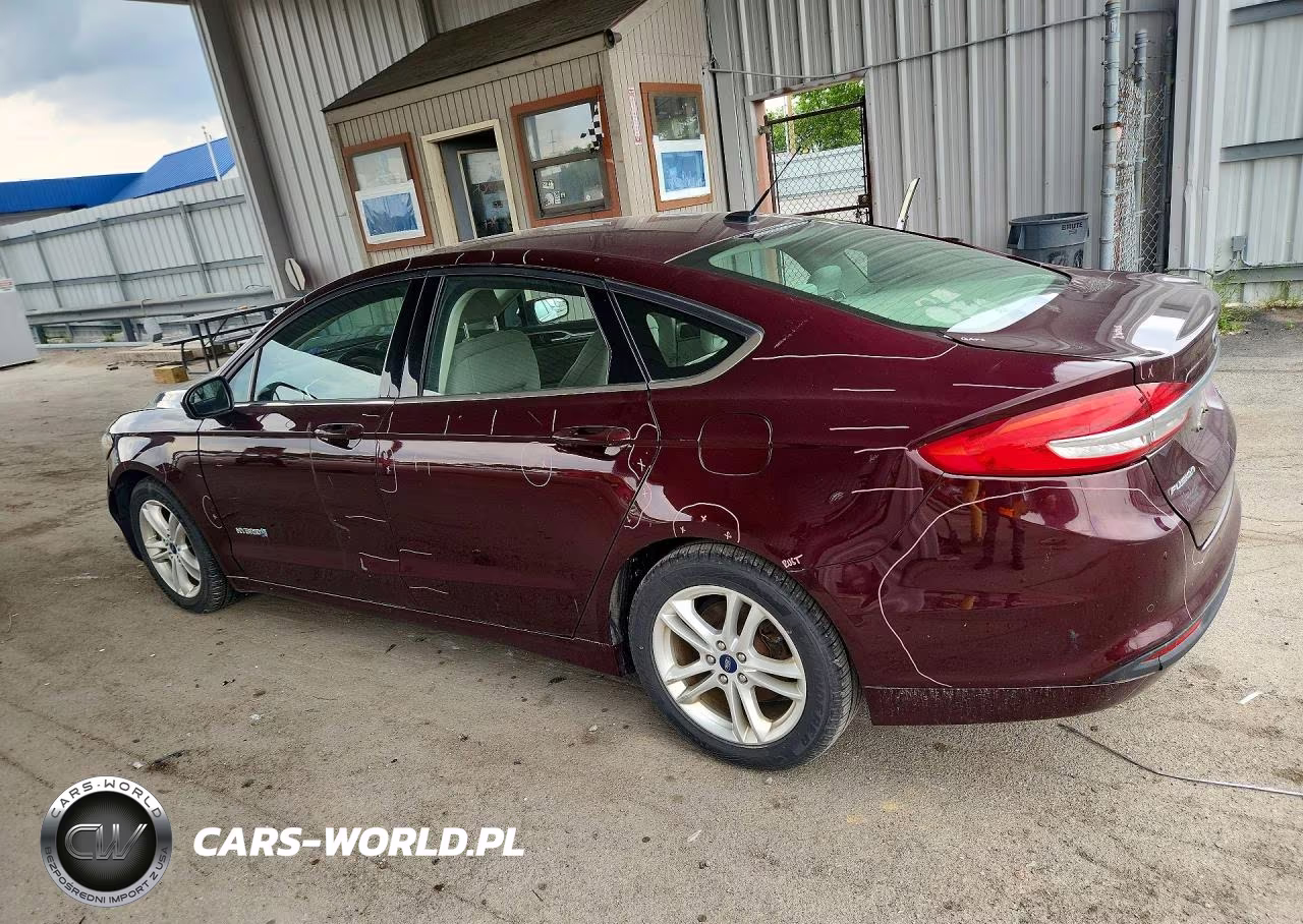 2018 Ford Fusion Se Hybrid VIN:3FA6P0LU9JR280478 - 2