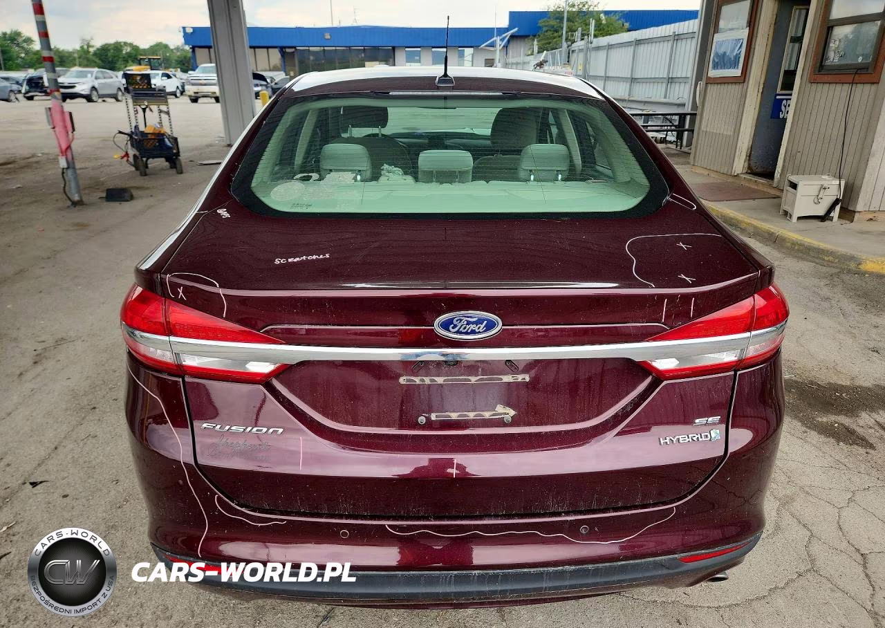 2018 Ford Fusion Se Hybrid VIN:3FA6P0LU9JR280478 - 6