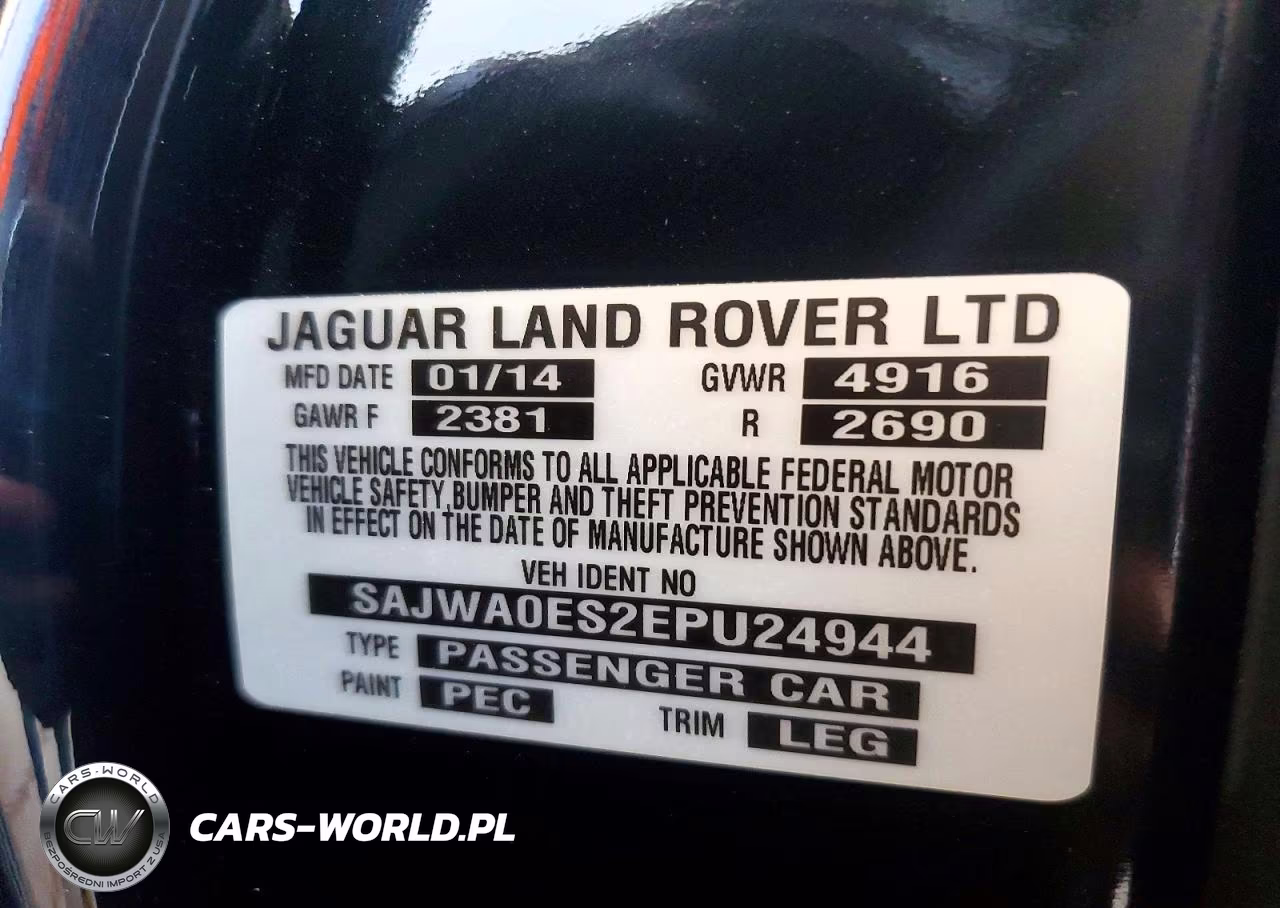 2014 Jaguar Xf VIN:SAJWA0ES2EPU24944 - 12