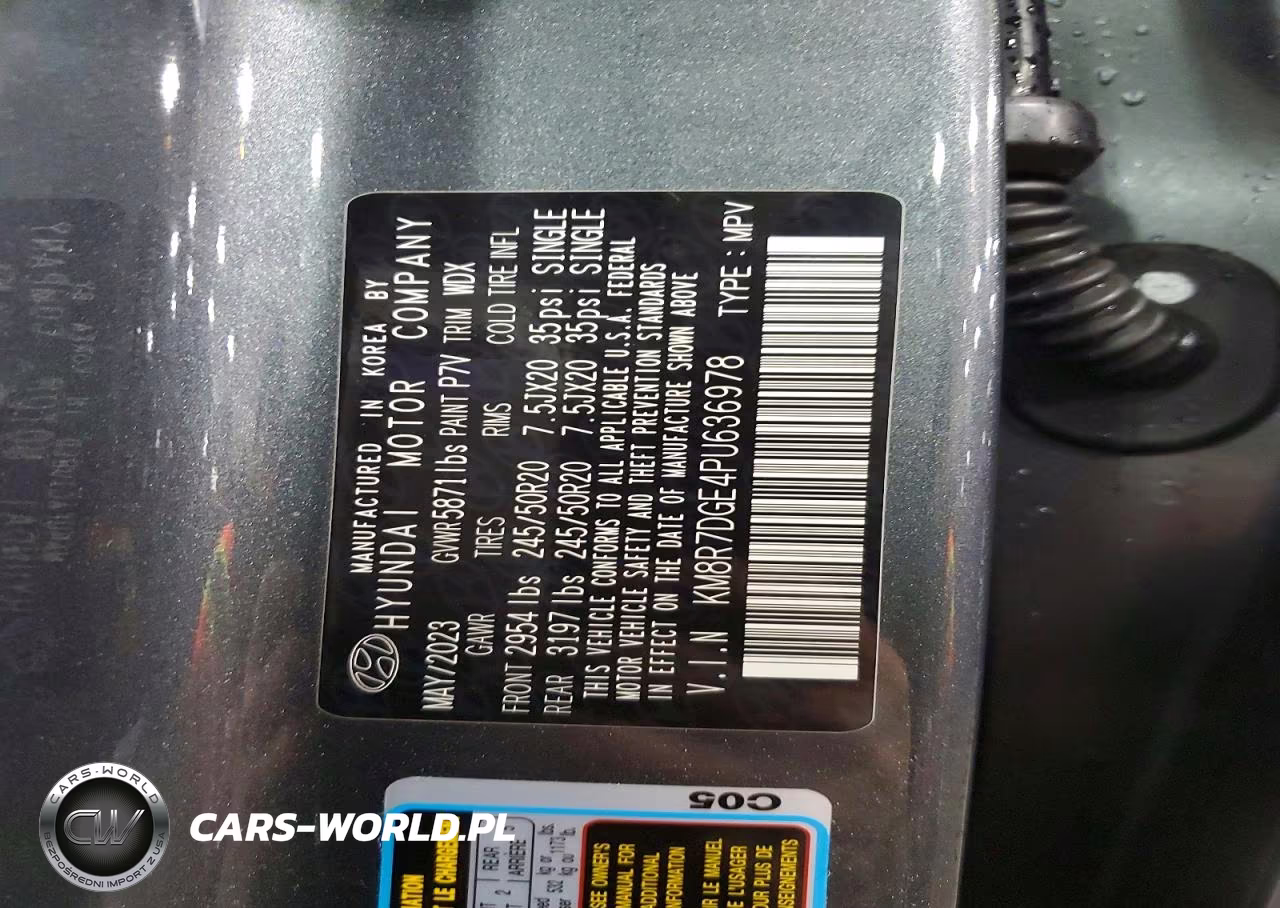 2023 Hyundai Palisade Calligraphy VIN:KM8R7DGE4PU636978 - 12