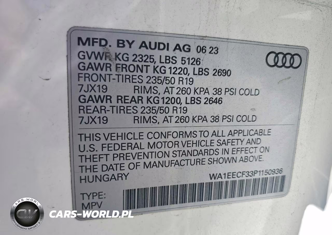 2023 Audi Q3 Premium Plus S Line 45 VIN:WA1EECF33P1150936 - 13