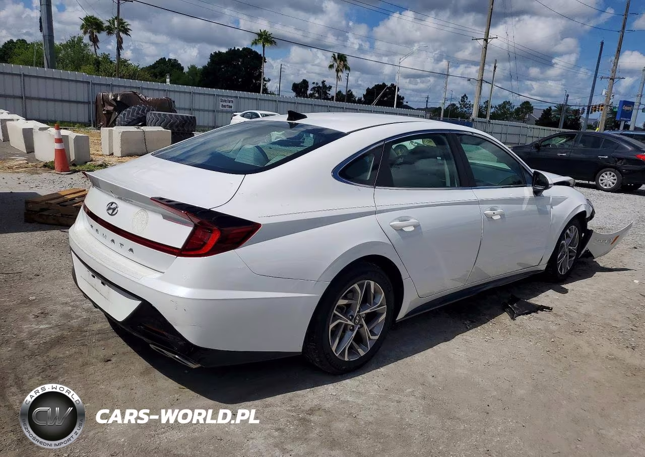 2021 Hyundai Sonata Sel VIN:5NPEL4JA7MH104991 - 3