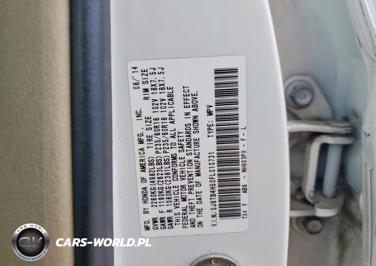 2015 Acura Rdx Technology VIN:5J8TB4H50FL010731 - 13