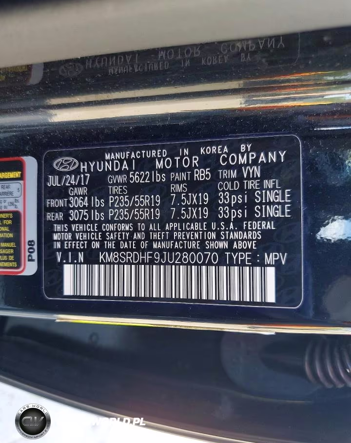 2018 Hyundai Santa Fe Se Ultimate VIN:KM8SRDHF9JU280070 - 14