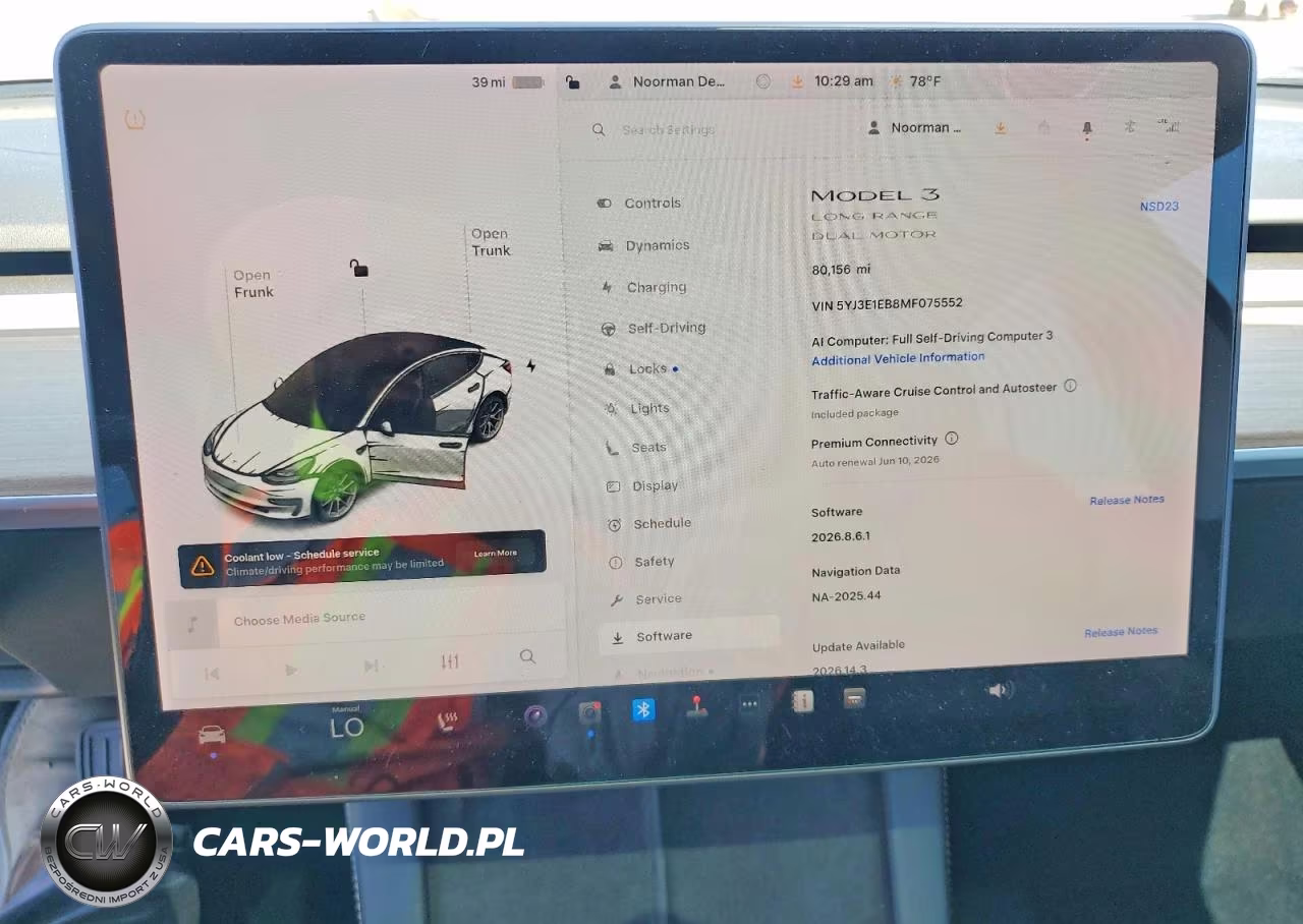 2021 Tesla Model 3 VIN:5YJ3E1EB8MF075552 - 9
