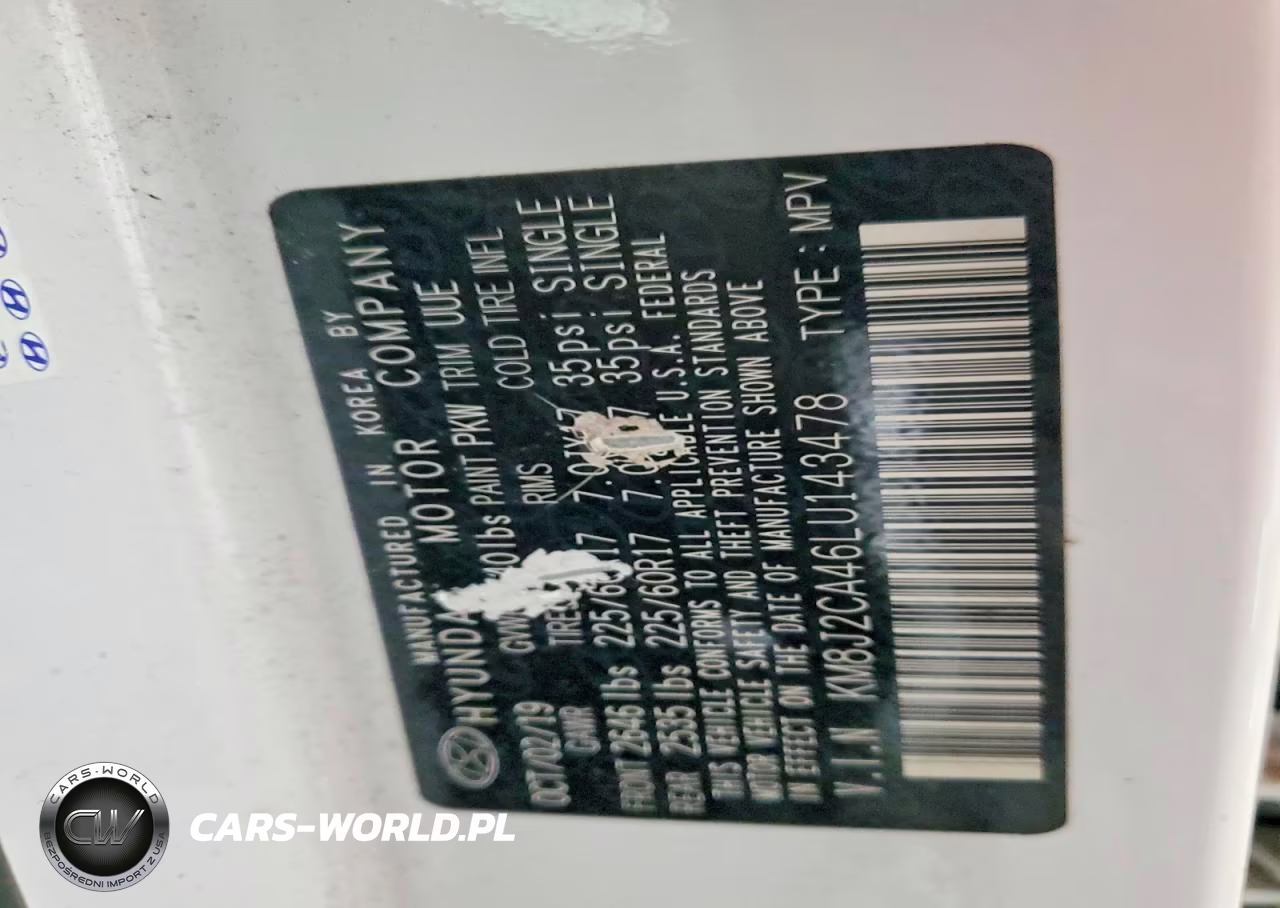 2020 Hyundai Tucson Se VIN:KM8J2CA46LU143478 - 14