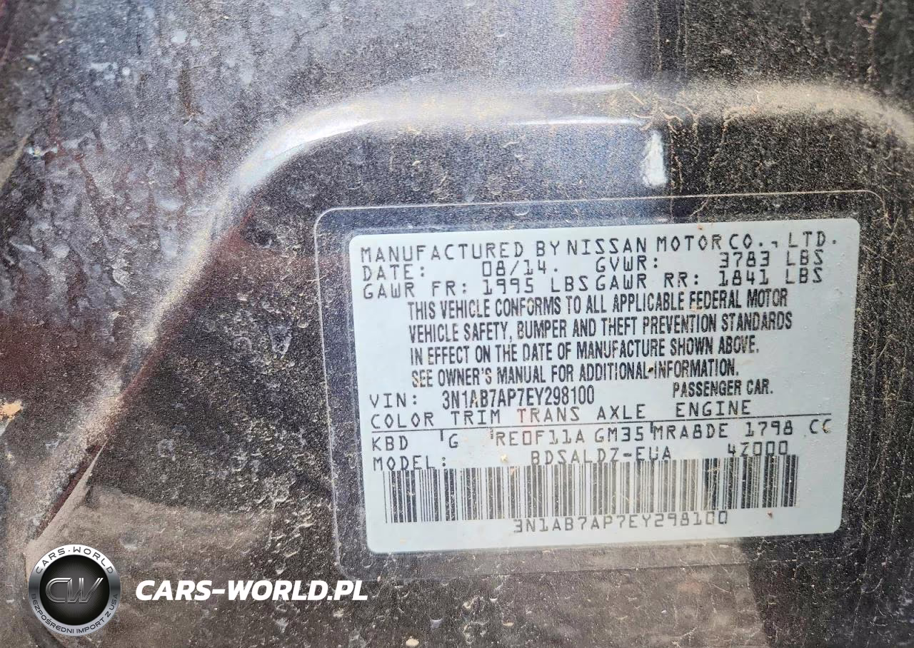 2014 Nissan Sentra Sv VIN:3N1AB7AP7EY298100 - 12