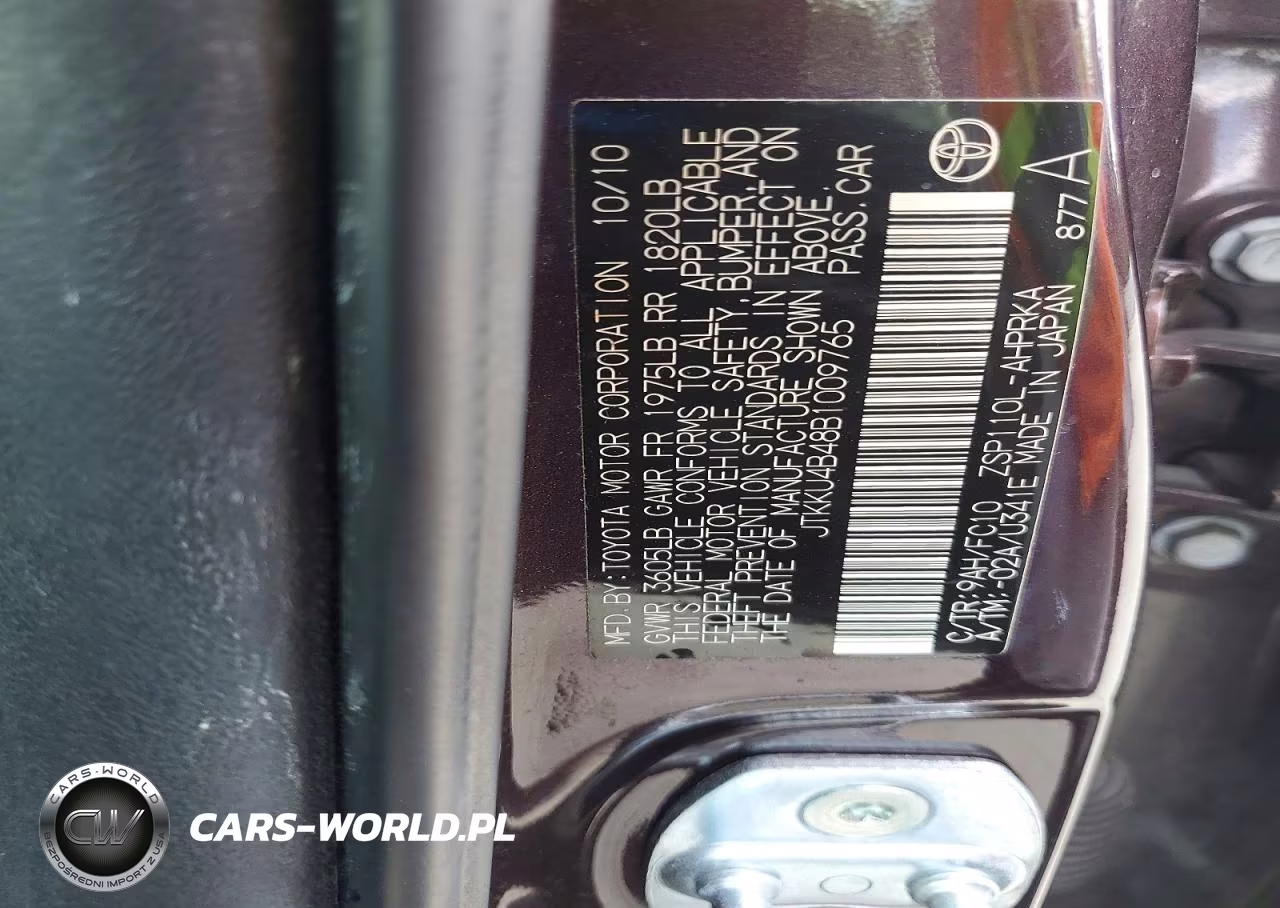 2011 Scion Xd Base VIN:JTKKU4B48B1009765 - 13