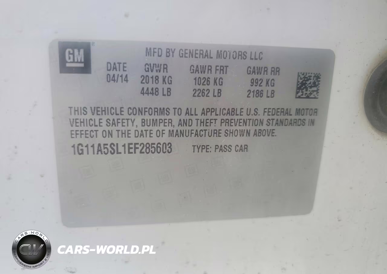 2014 Chevrolet Malibu Ls VIN:1G11A5SL1EF285603 - 12