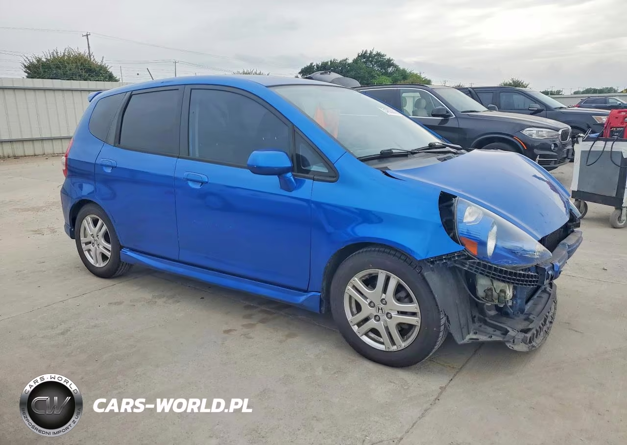 2007 Honda Fit S VIN:JHMGD38627S029249 - 4