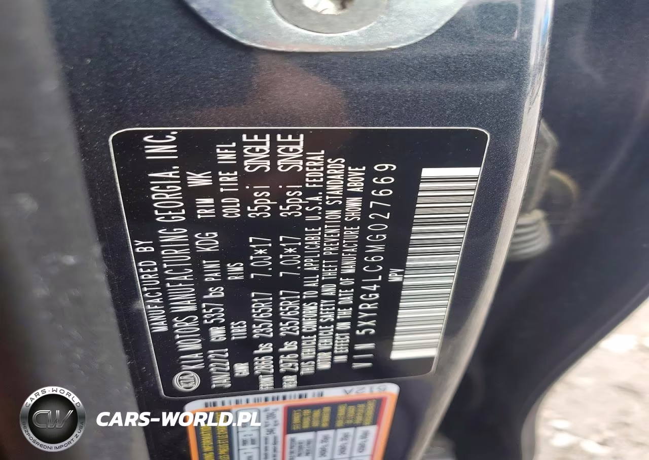 2021 Kia Sorento Lx VIN:5XYRG4LC6MG027669 - 12