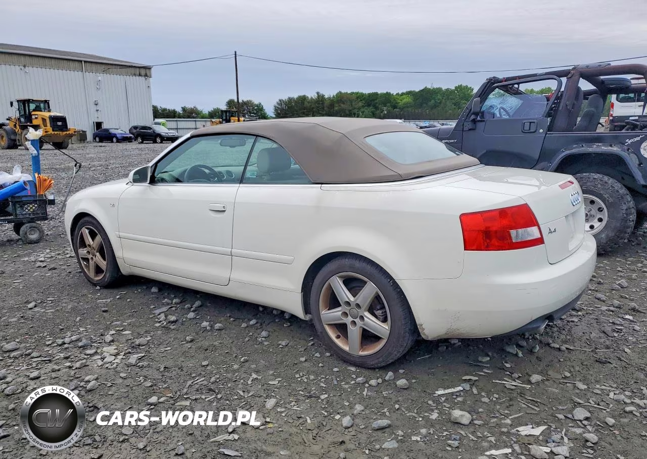 2005 Audi A4 1.8 Cabriolet VIN:WAUAC48H85K006957 - 2