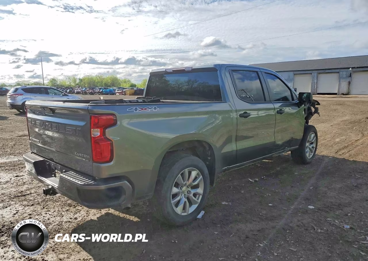 2021 Chevrolet Silverado K1500 Custom VIN:3GCPYBEK8MG209467 - 3