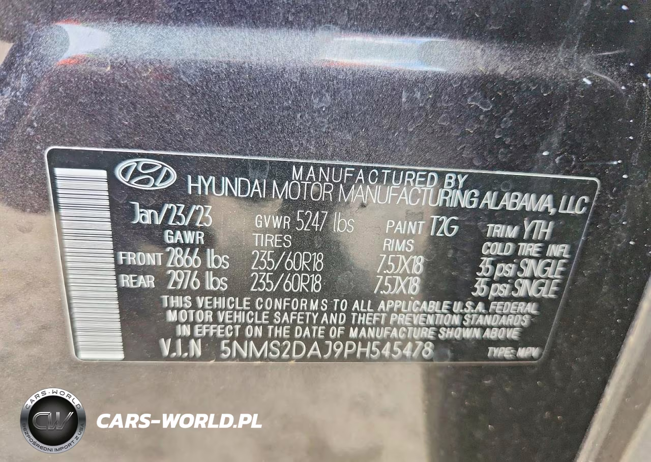 2023 Hyundai Santa Fe Sel VIN:5NMS2DAJ9PH545478 - 13