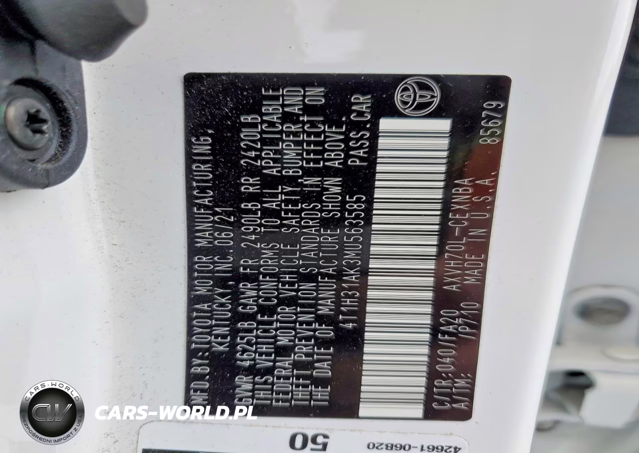 2021 Toyota Camry Le VIN:4T1H31AK3MU563585 - 13
