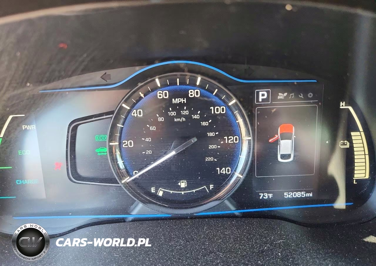 2019 Hyundai Ioniq Blue VIN:KMHC65LC3KU115438 - 9