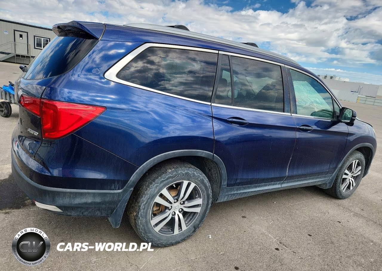 2017 Honda Pilot Exl VIN:5FNYF6H51HB100951 - 3