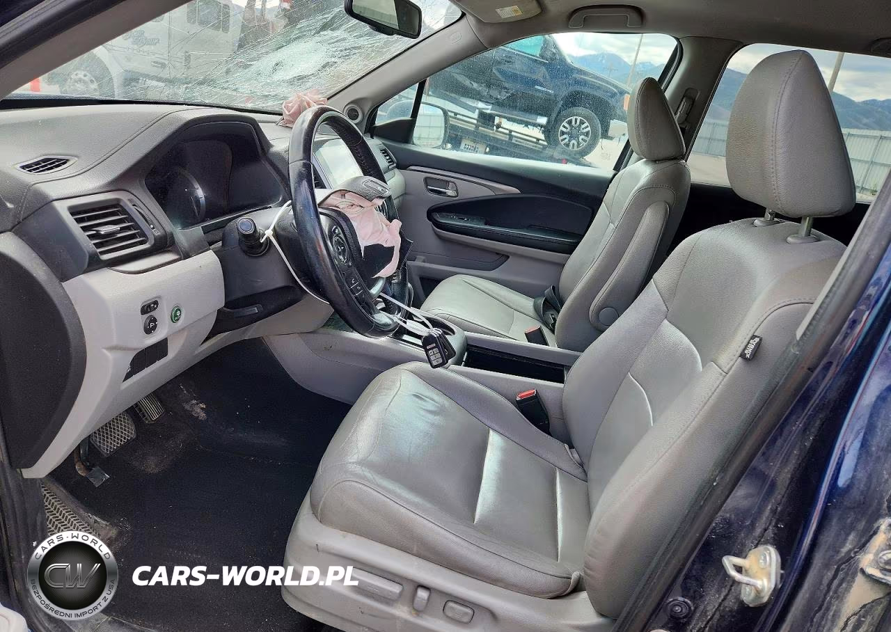 2017 Honda Pilot Exl VIN:5FNYF6H51HB100951 - 7