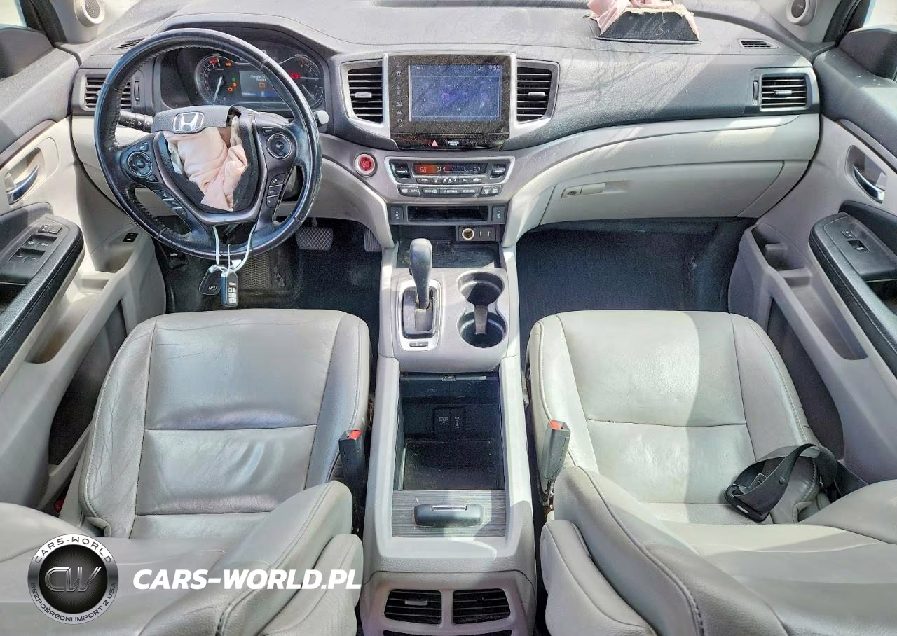 2017 Honda Pilot Exl VIN:5FNYF6H51HB100951 - 8