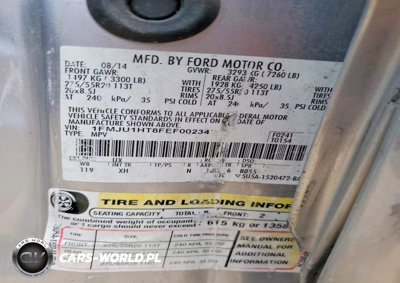 2015 Ford Expedition VIN:1FMJU1HT8FEF00234 - 13