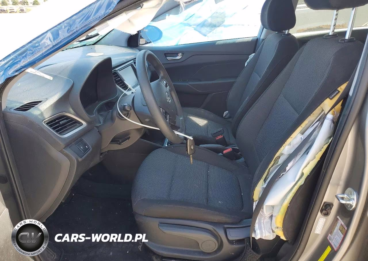 2022 Hyundai Accent Sel VIN:3KPC24A60NE164302 - 7