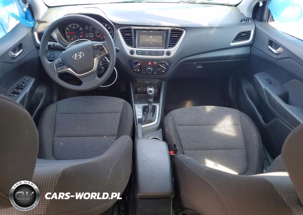 2022 Hyundai Accent Sel VIN:3KPC24A60NE164302 - 8