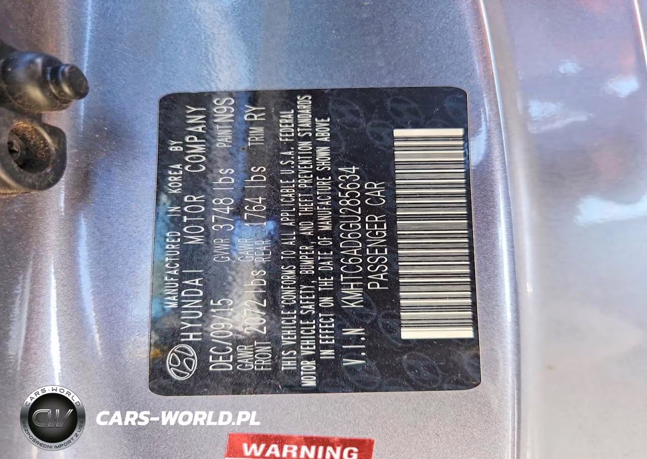 2016 Hyundai Veloster Base VIN:KMHTC6AD6GU285634 - 13
