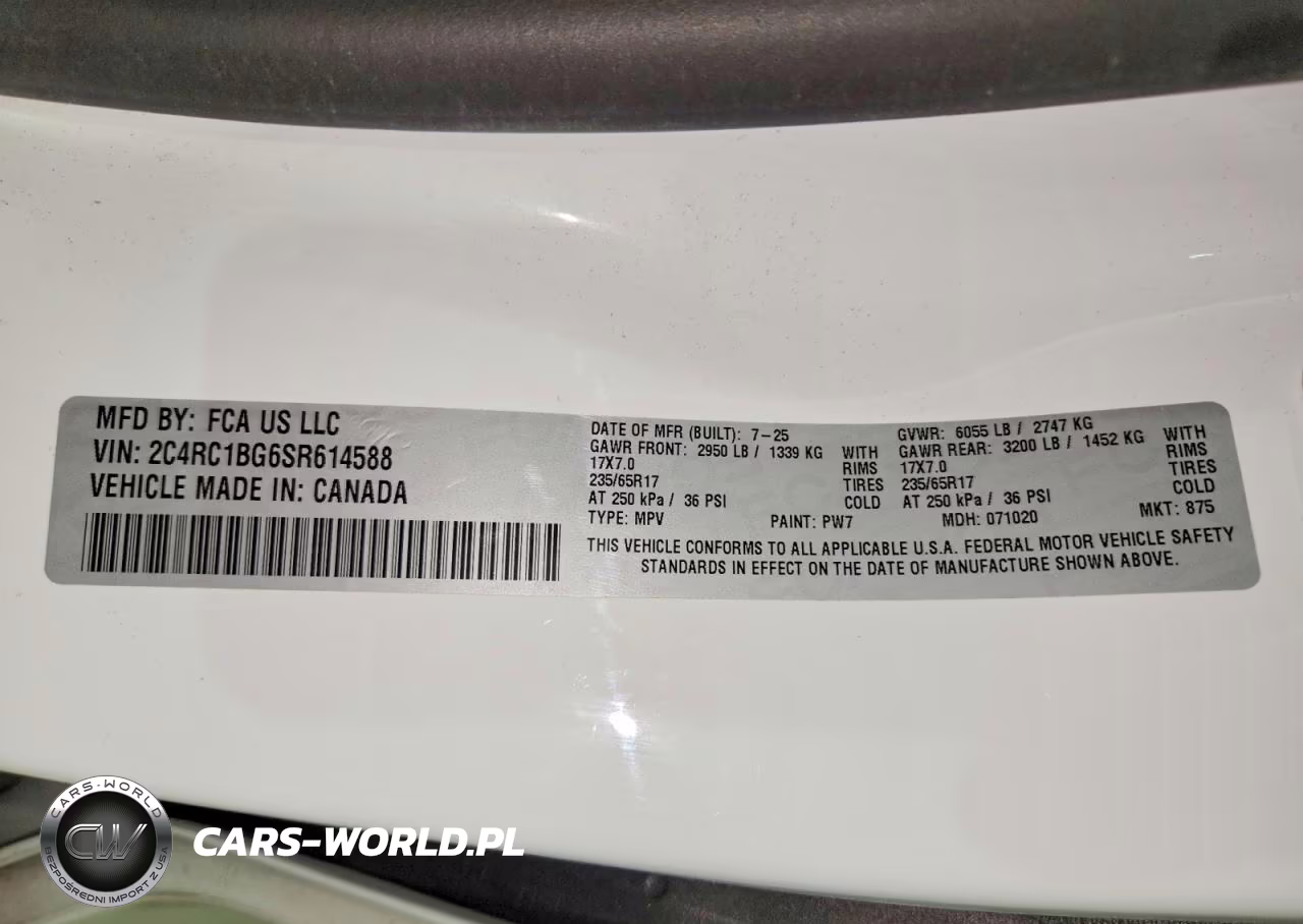 2025 Chrysler Pacifica Select VIN:2C4RC1BG6SR614588 - 13