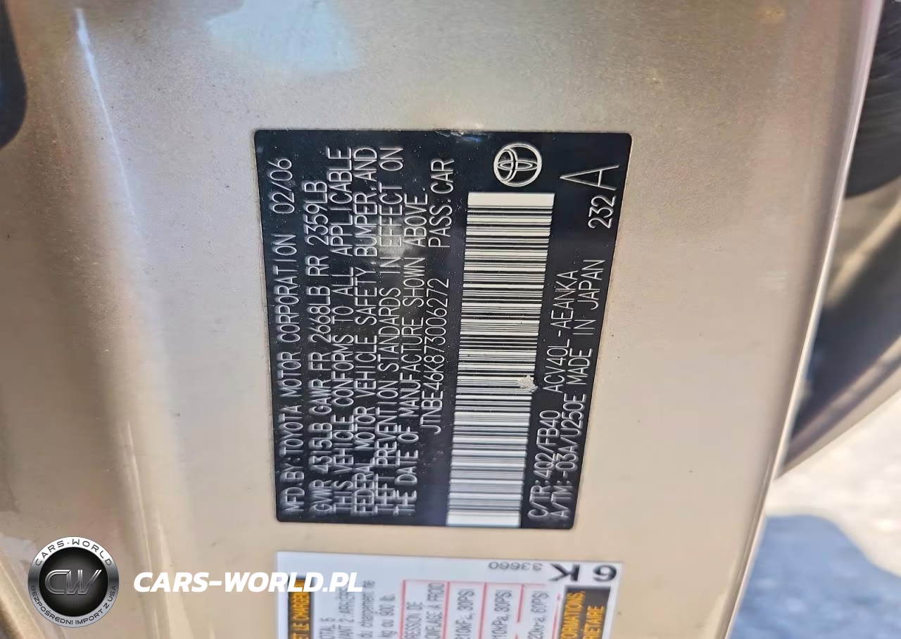 2007 Toyota Camry Ce VIN:JTNBE46K873006272 - 12