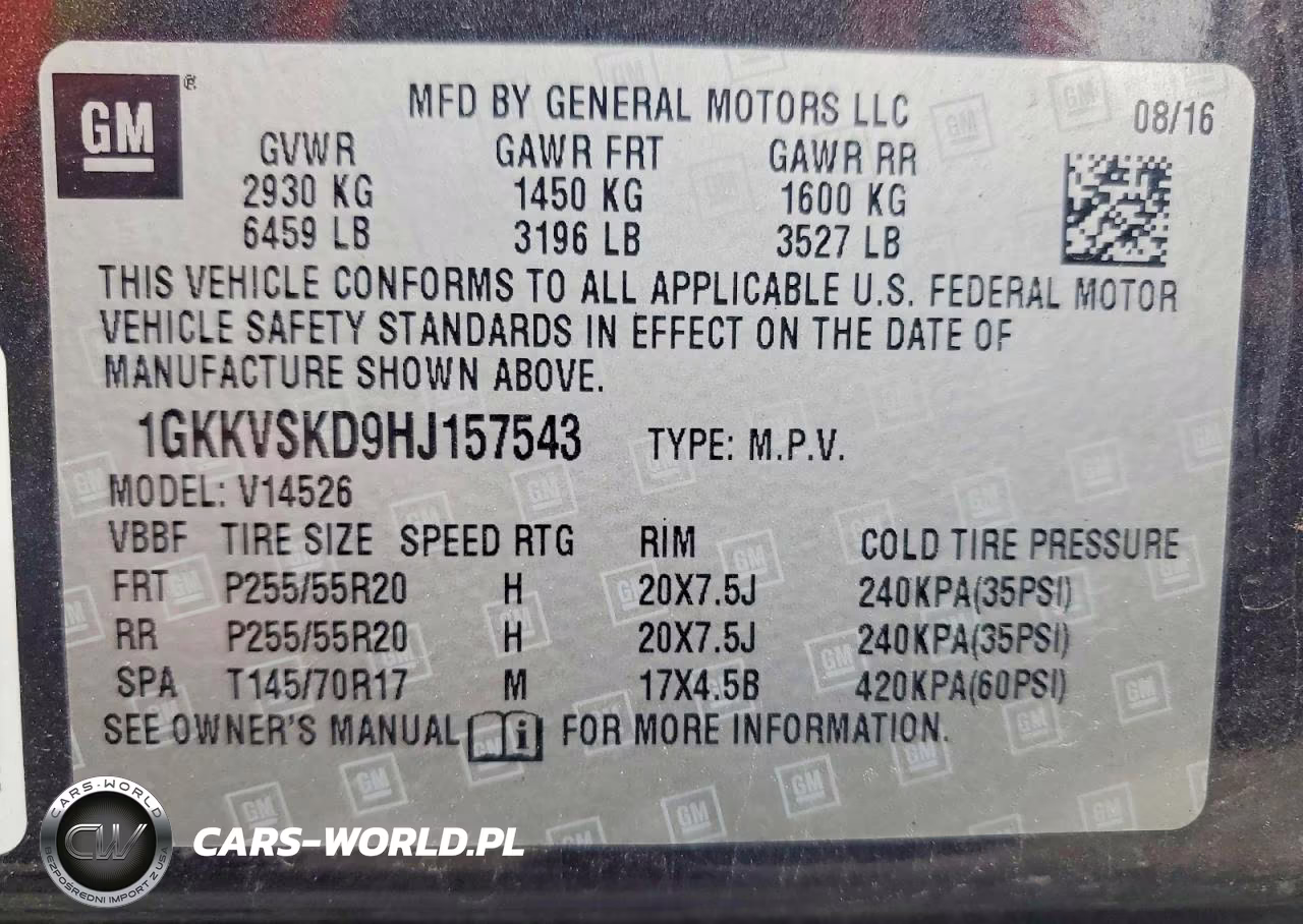 2017 GMC Acadia Limited Slt-2 VIN:1GKKVSKD9HJ157543 - 13